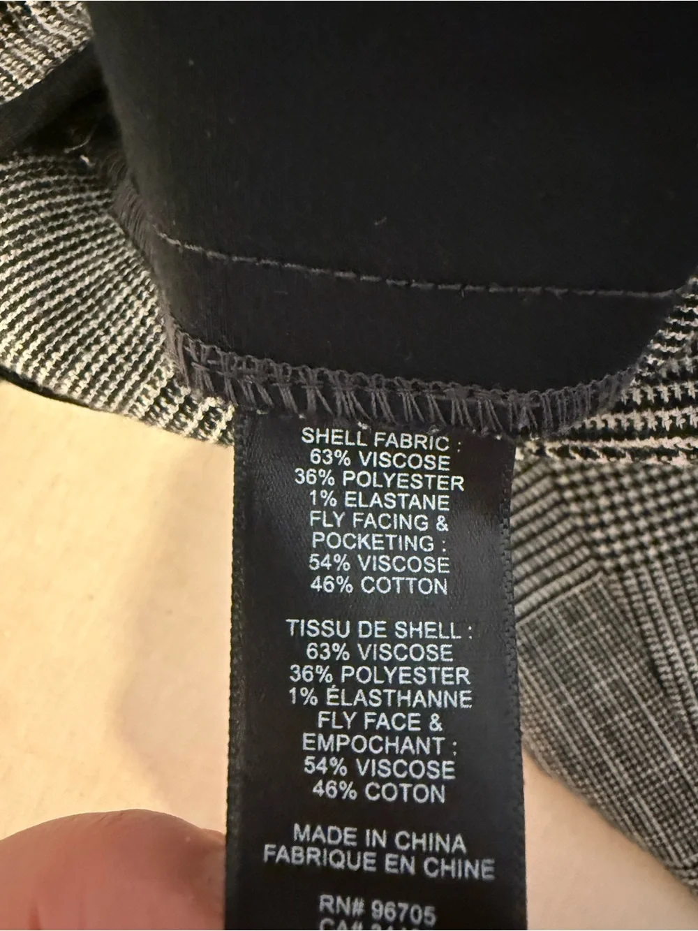 Rebecca Taylor High-Rise Plaid Trousers with Belt